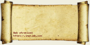 Sara Karapandžić vizit kartica